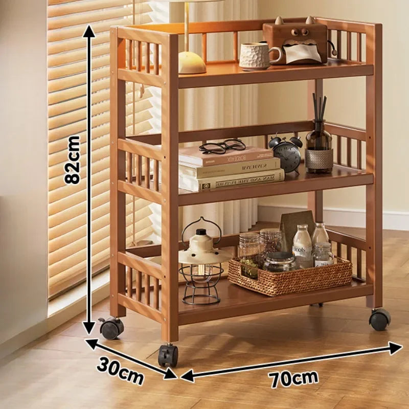 Removable Storage Rack – Portable Multi-Layer Organizer with Wheels