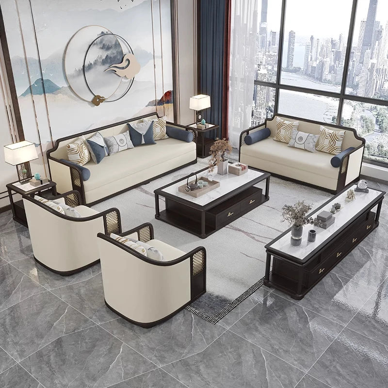 Modern Nordic Fabric Sofa Set – Minimalist Modular Living Room Furniture
