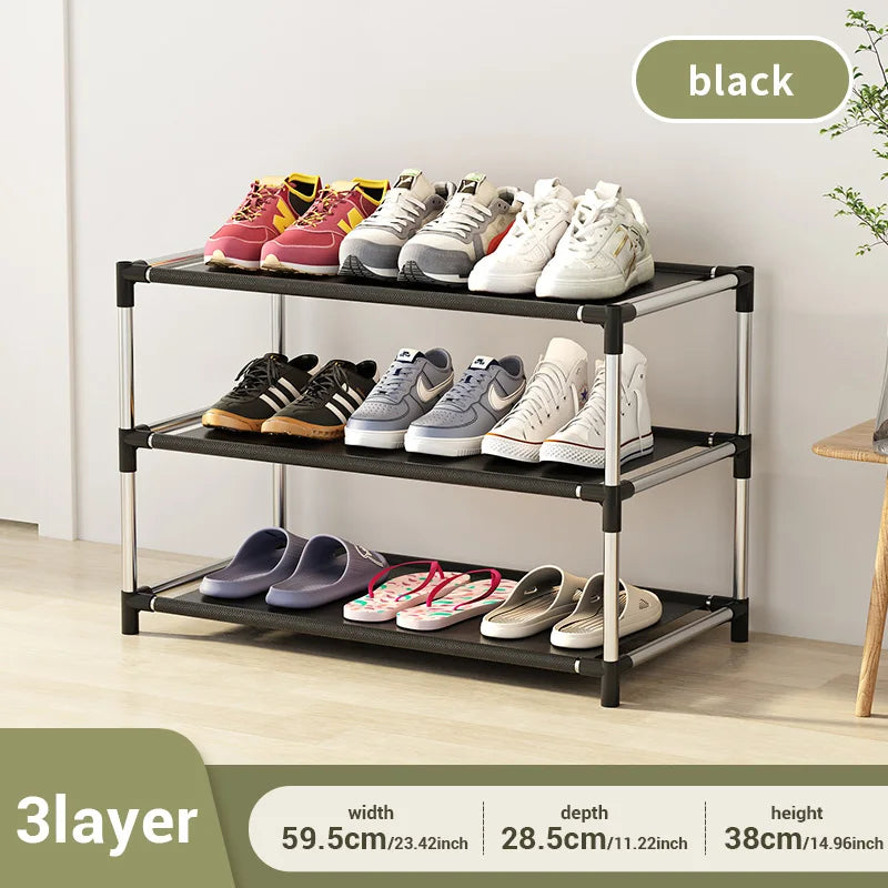 Multi-Layer Dustproof Shoe Rack – Simple & Economical Storage Cabinet