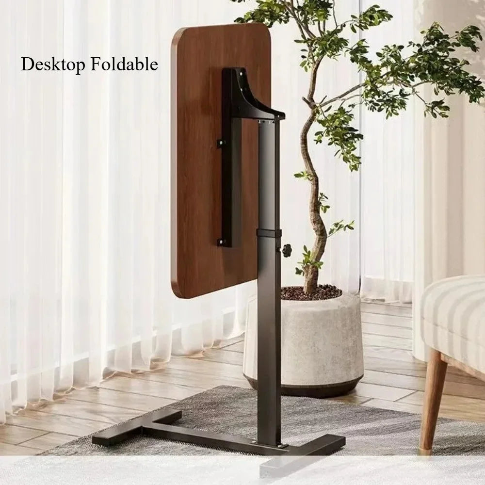Portable Folding Bedside Table – Minimalist Work Desk for Bedroom & Office