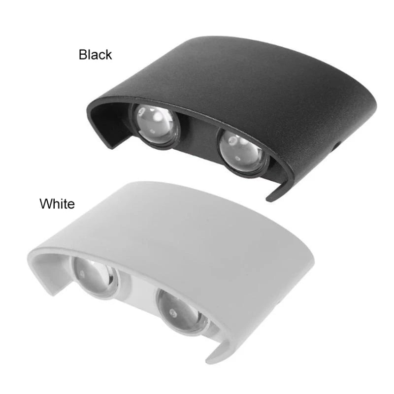 Modern LED Wall Sconce – Up & Down Indoor/Outdoor Wall Lamp for Living Room, Hallway & Bedroom