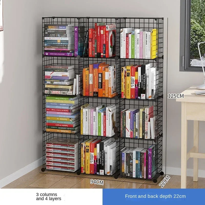Modern Floating Bookshelf – Home Storage & Bookcase Organizer