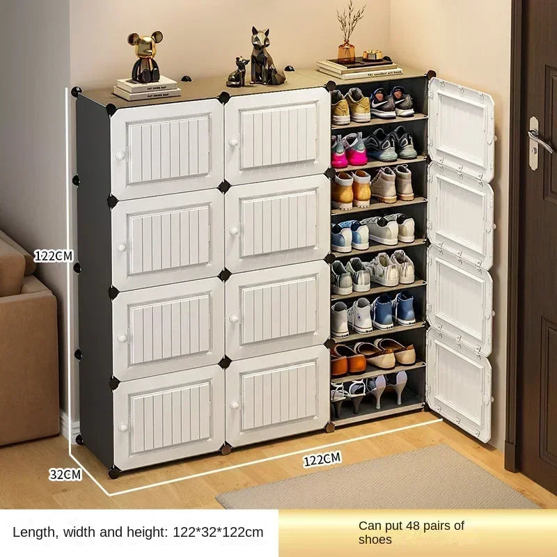 Modern Shoe Rack Cabinet – Hallway & Entryway Shoes Organizer