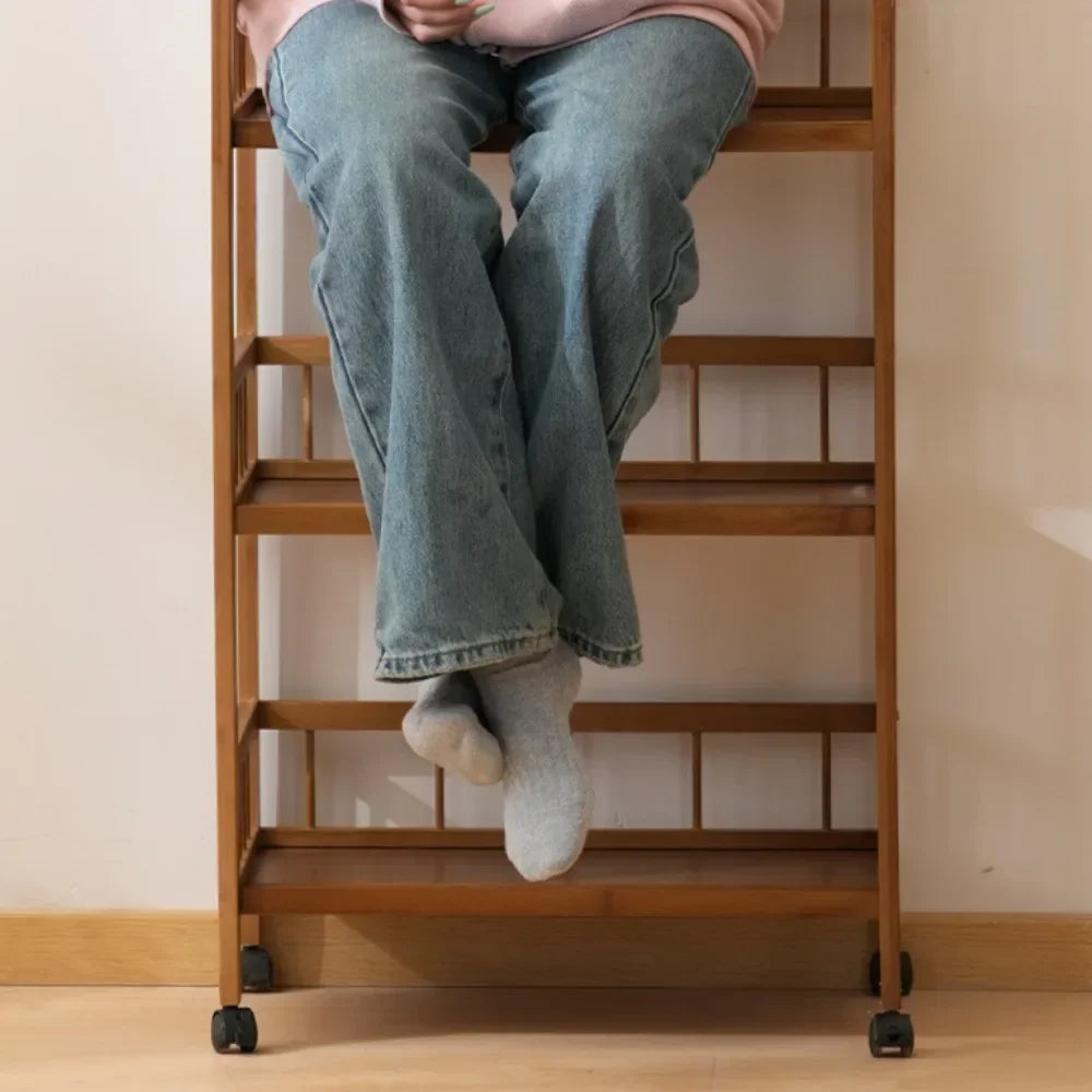 Removable Storage Rack – Portable Multi-Layer Organizer with Wheels