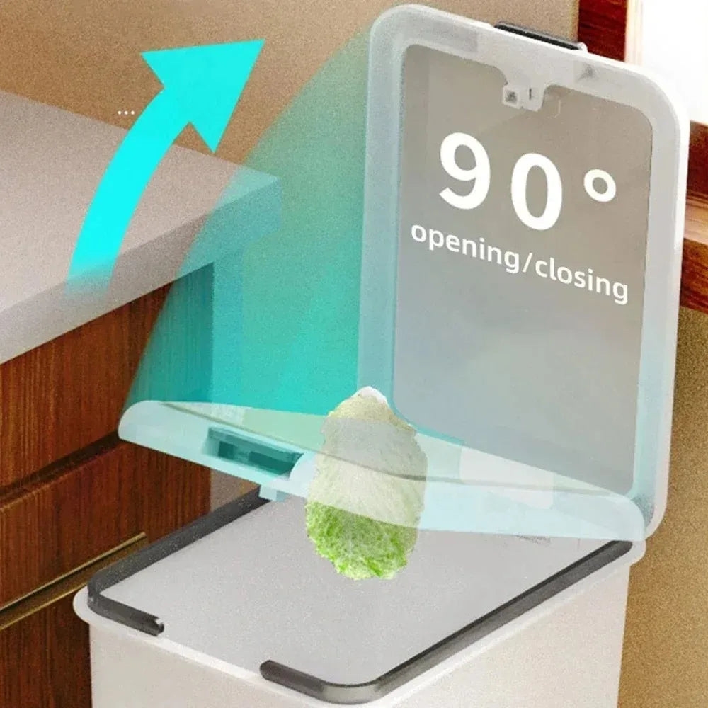 Smart Touch Kitchen Trash Bin – 20L Bathroom & Household Waste Can