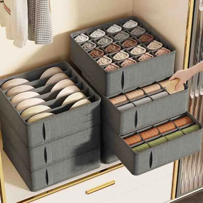 Multi-Functional Underwear Storage Box – Divided Drawer Organizer for Dorm & Bedroom
