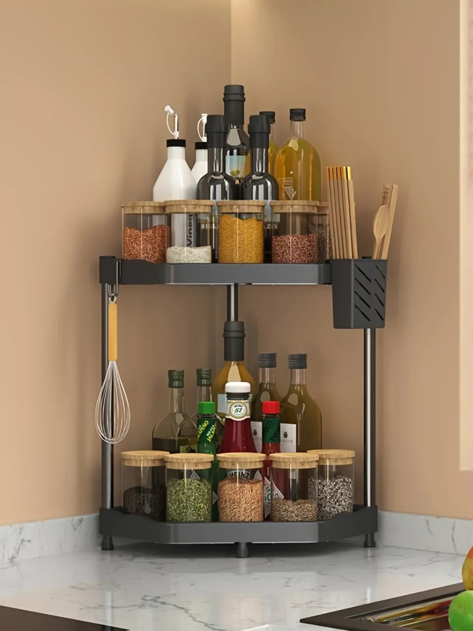 Kitchen Spice & Seasoning Storage Rack
