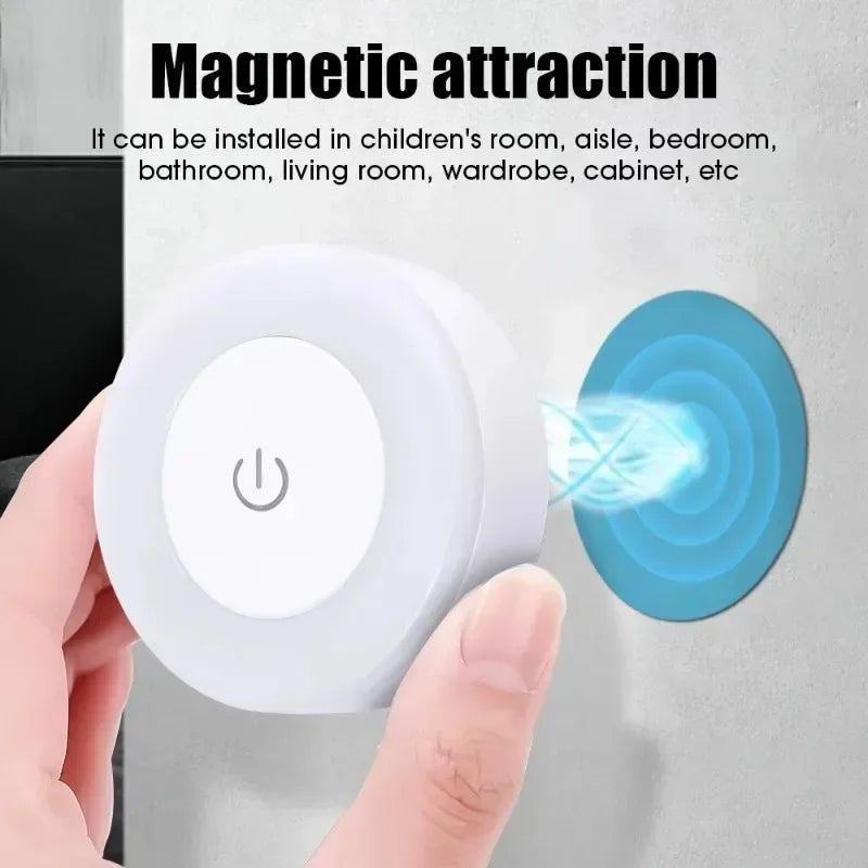 Portable USB Rechargeable LED Night Light – Modern Lamp for Living Room & Bedroom Décor
