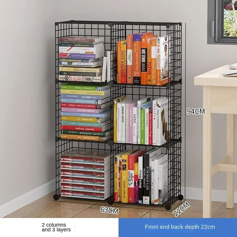 Modern Floating Bookshelf – Home Storage & Bookcase Organizer
