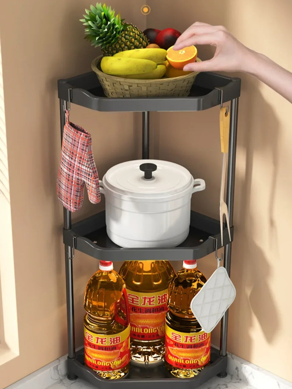 Kitchen Spice & Seasoning Storage Rack