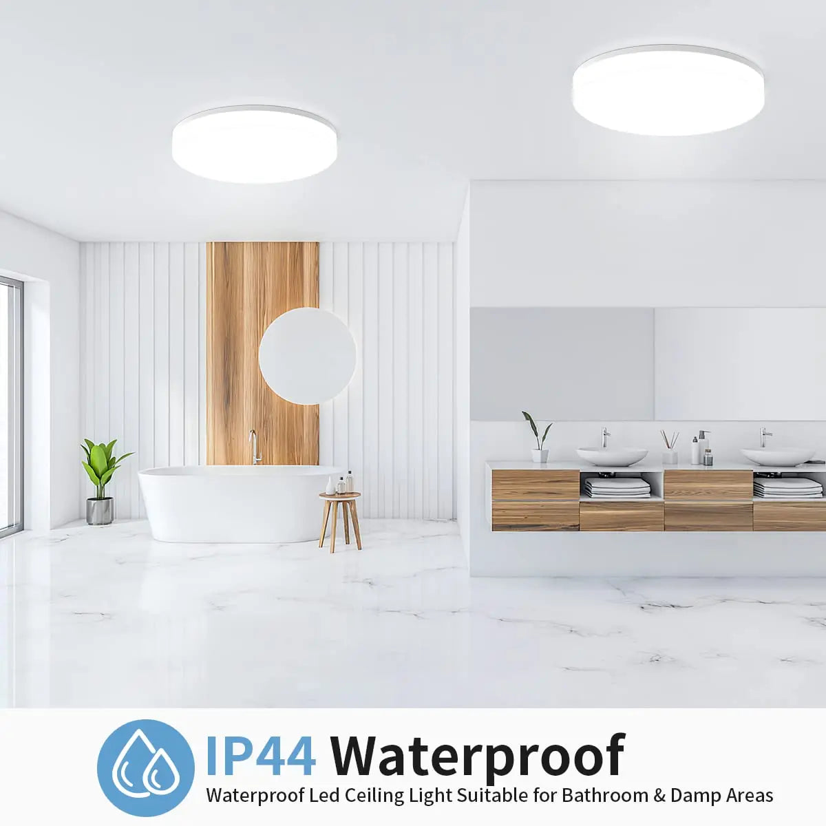 Round LED Ceiling Light – Modern Indoor Lighting Fixture 18W/24W/36W/48W