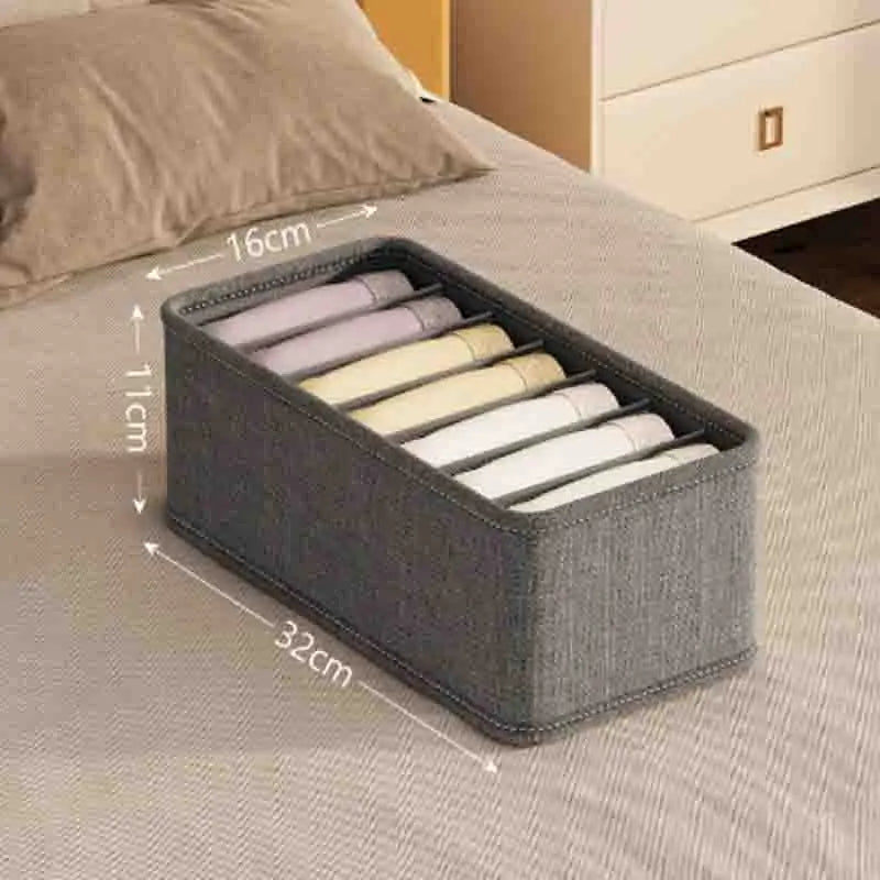 Multi-Functional Underwear Storage Box – Divided Drawer Organizer for Dorm & Bedroom