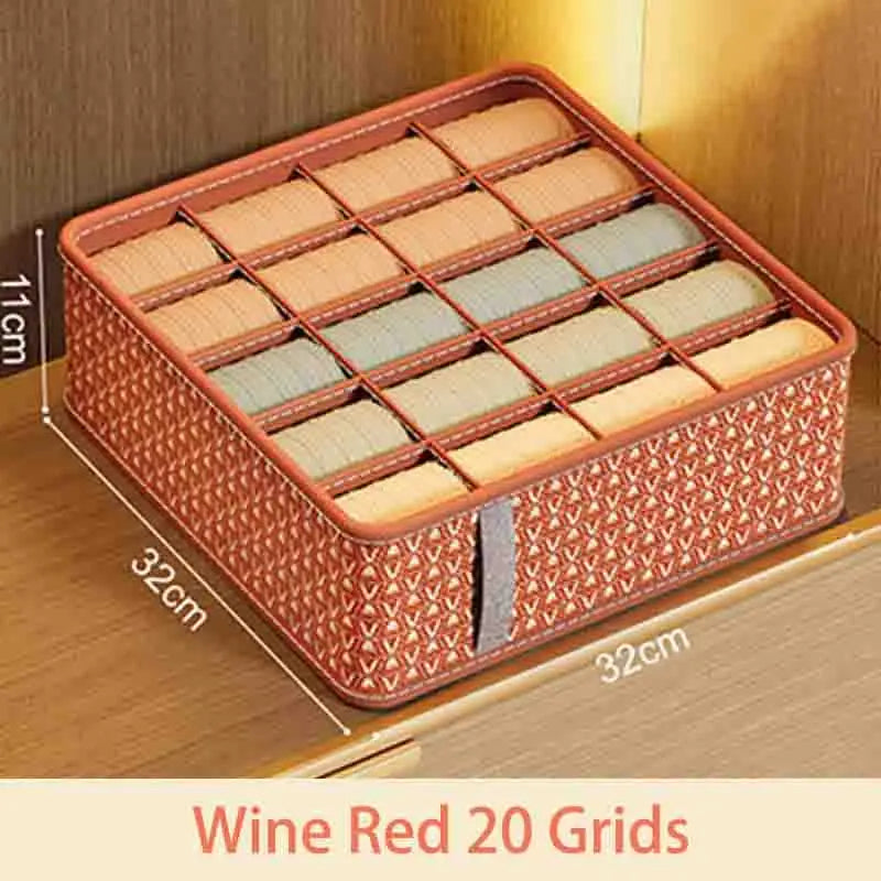 Multi-Functional Underwear Storage Box – Divided Drawer Organizer for Dorm & Bedroom