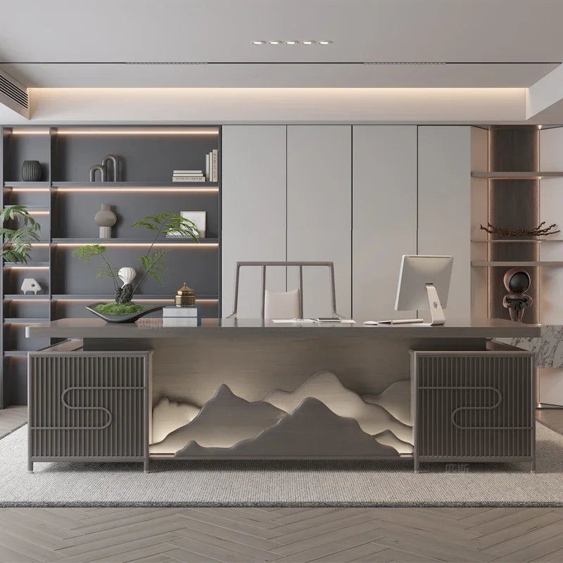 Modern Office Writing Desk – Executive Computer & Study Table