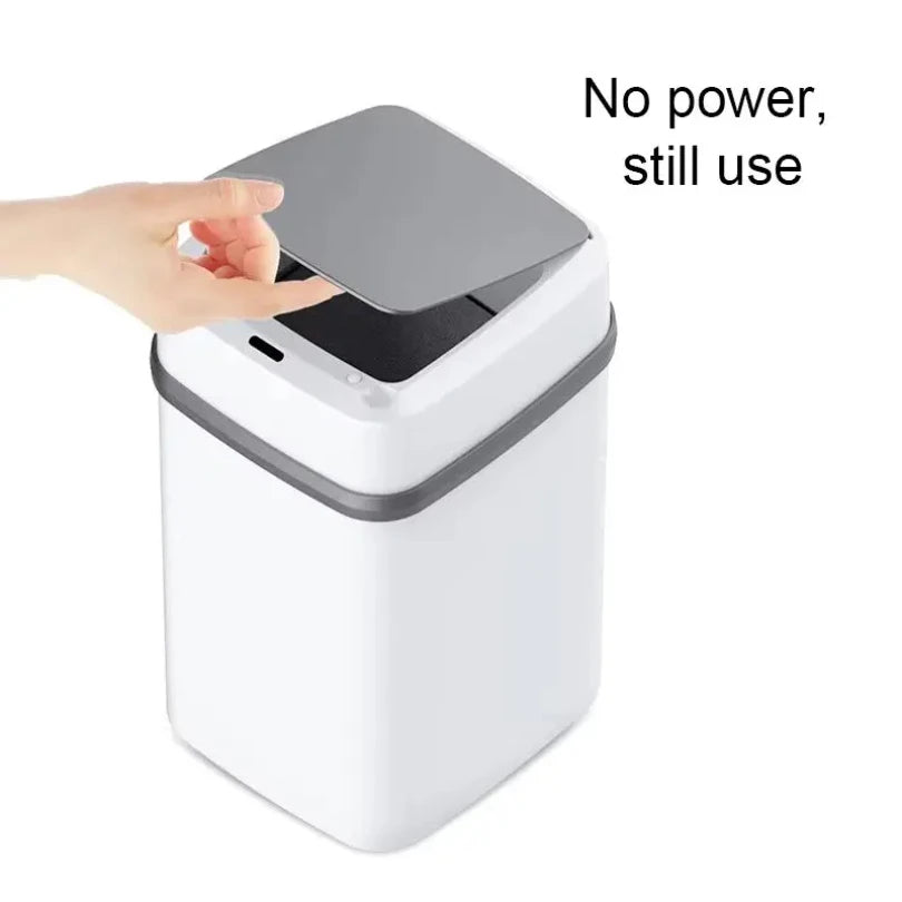 13L Smart Touch Kitchen & Bathroom Trash Bin – Hands-Free Garbage Can