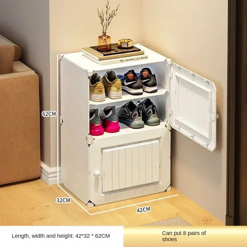 Modern Shoe Rack Cabinet – Hallway & Entryway Shoes Organizer
