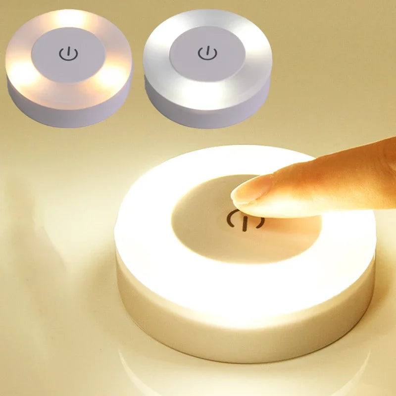 Portable USB Rechargeable LED Night Light – Modern Lamp for Living Room & Bedroom Décor