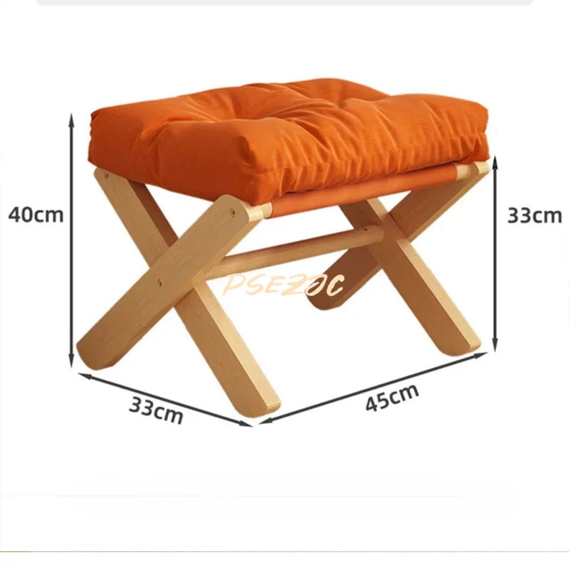 Portable Folding Footrest Stool – Multifunctional Sofa & Shoe Changing Stool
