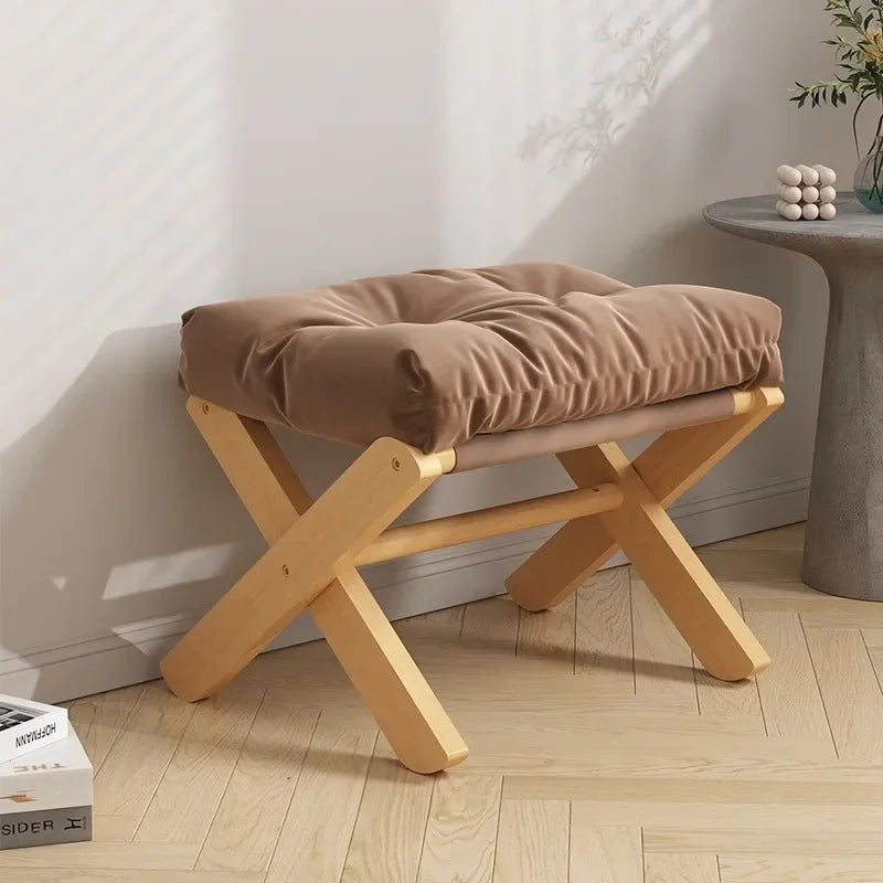 Portable Folding Footrest Stool – Multifunctional Sofa & Shoe Changing Stool