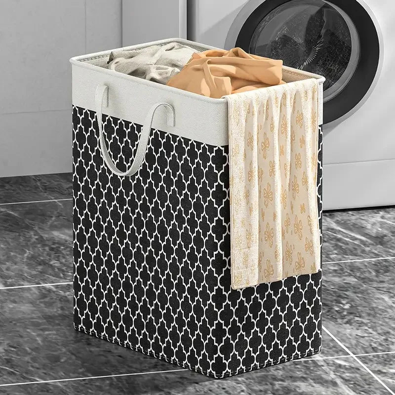 Waterproof Foldable Laundry Basket – Large Capacity Clothes & Storage Bag