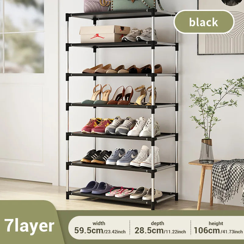 Multi-Layer Dustproof Shoe Rack – Simple & Economical Storage Cabinet