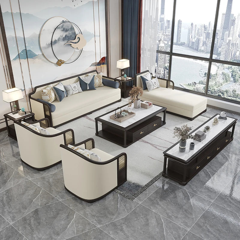 Modern Nordic Fabric Sofa Set – Minimalist Modular Living Room Furniture