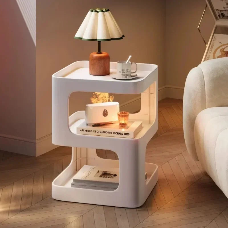 Light Luxury Sofa & Bedside Table – Modern Coffee Table, Bookshelf & Desk
