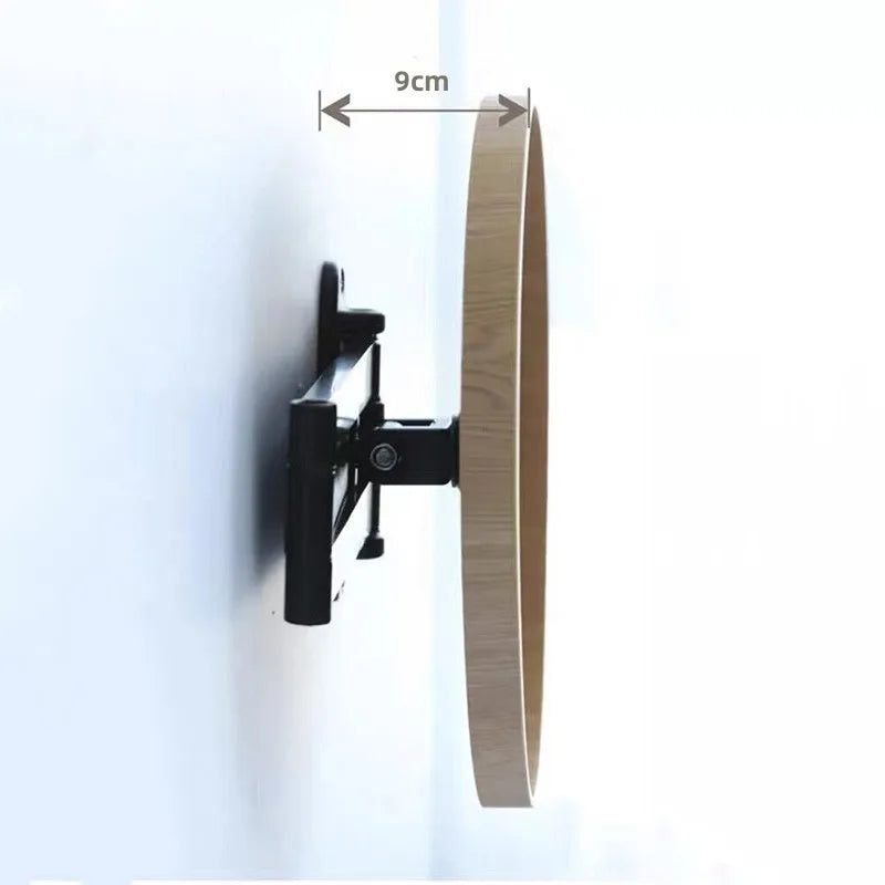 Foldable Wall-Mounted Side Table – Wooden Corner Coffee & Bedside Table