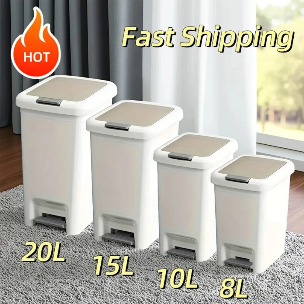 Smart Touch Kitchen Trash Bin – 20L Bathroom & Household Waste Can