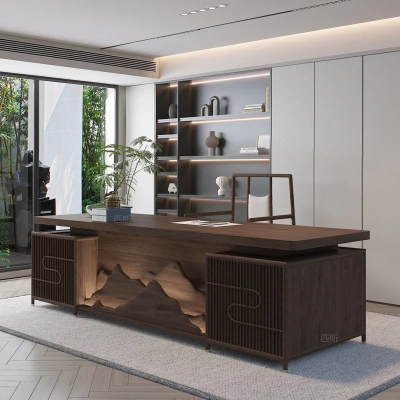 Modern Office Writing Desk – Executive Computer & Study Table