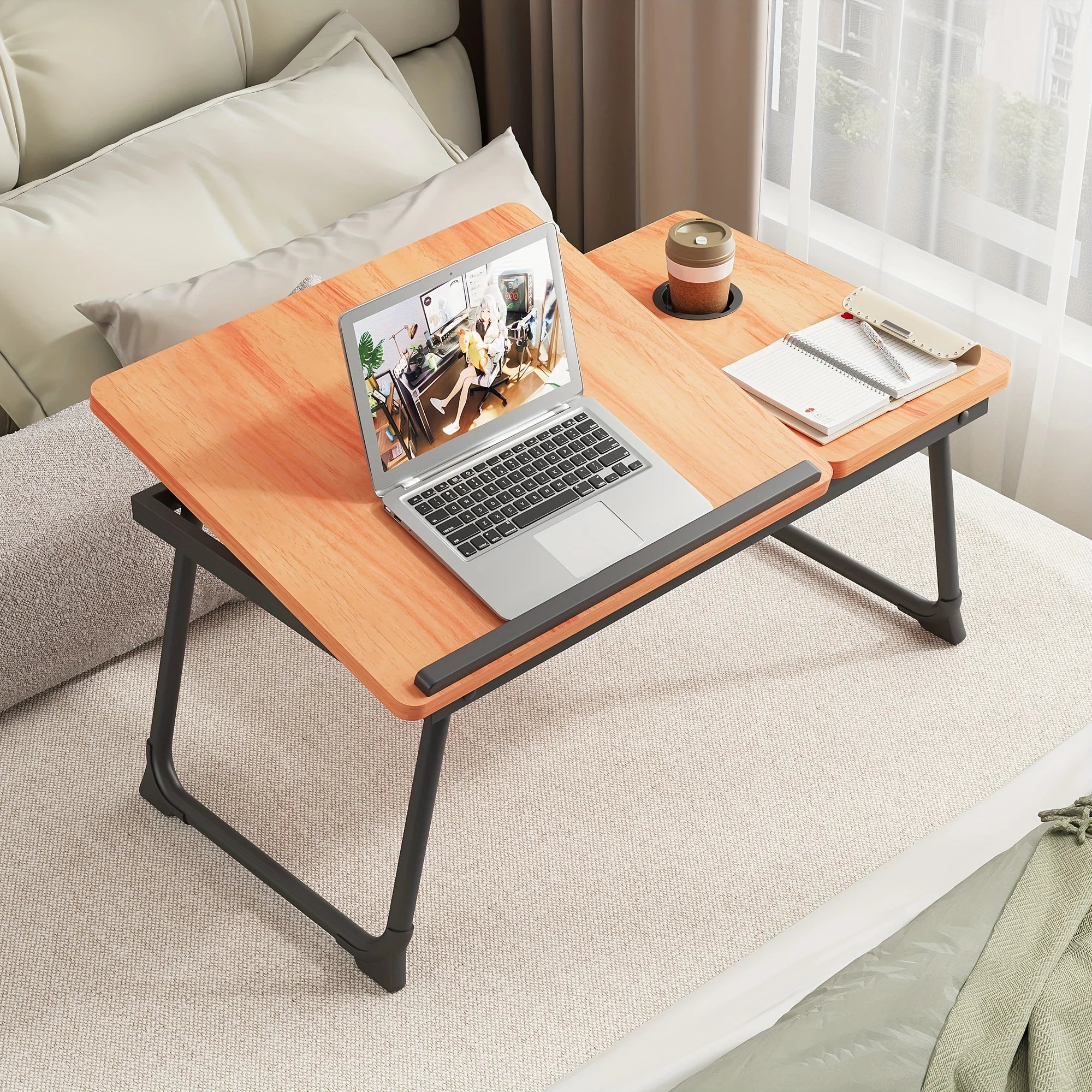 Adjustable Tray Table – Laptop, Writing & Dining Bed Table