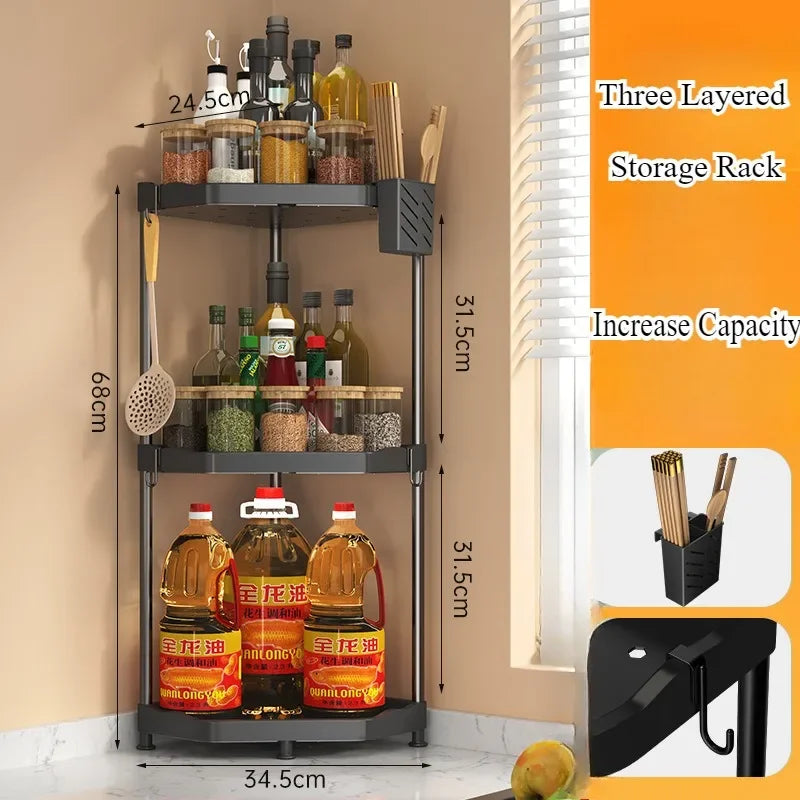 Kitchen Spice & Seasoning Storage Rack