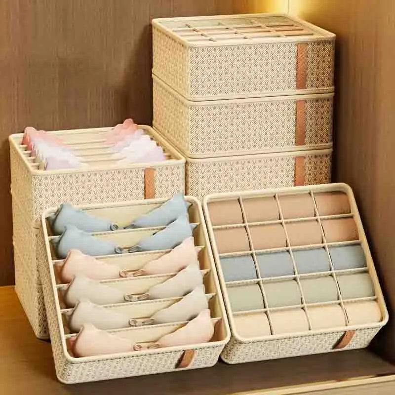 Multi-Functional Underwear Storage Box – Divided Drawer Organizer for Dorm & Bedroom