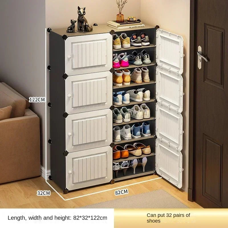 Modern Shoe Rack Cabinet – Hallway & Entryway Shoes Organizer