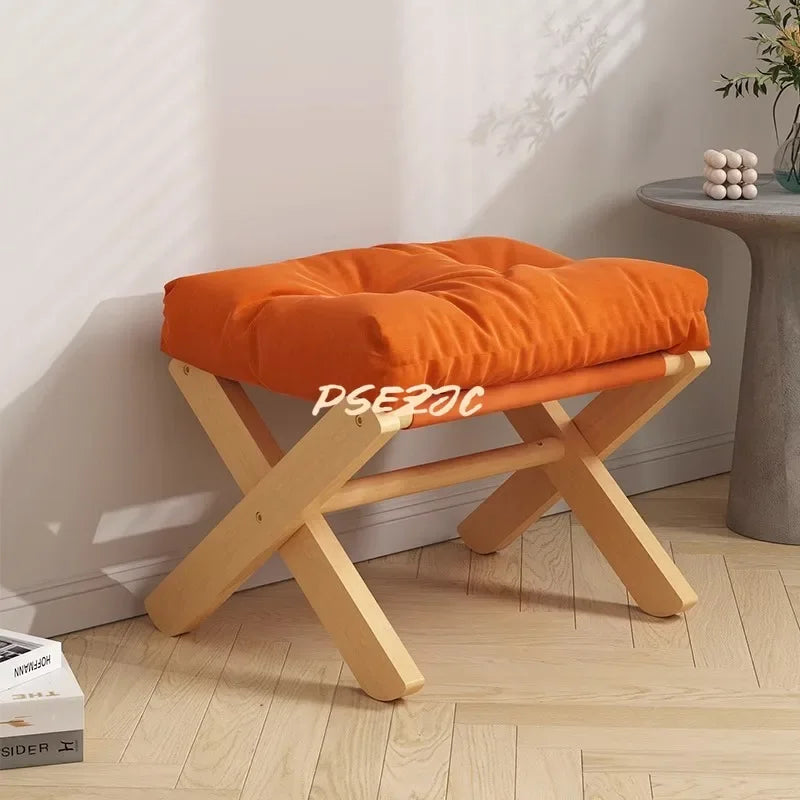 Portable Folding Footrest Stool – Multifunctional Sofa & Shoe Changing Stool
