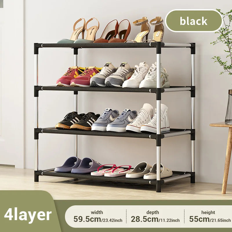 Multi-Layer Dustproof Shoe Rack – Simple & Economical Storage Cabinet