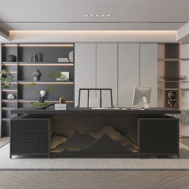 Modern Office Writing Desk – Executive Computer & Study Table