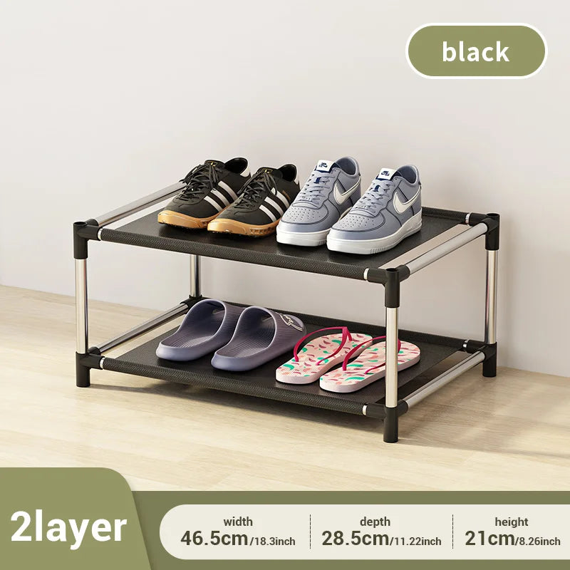 Multi-Layer Dustproof Shoe Rack – Simple & Economical Storage Cabinet