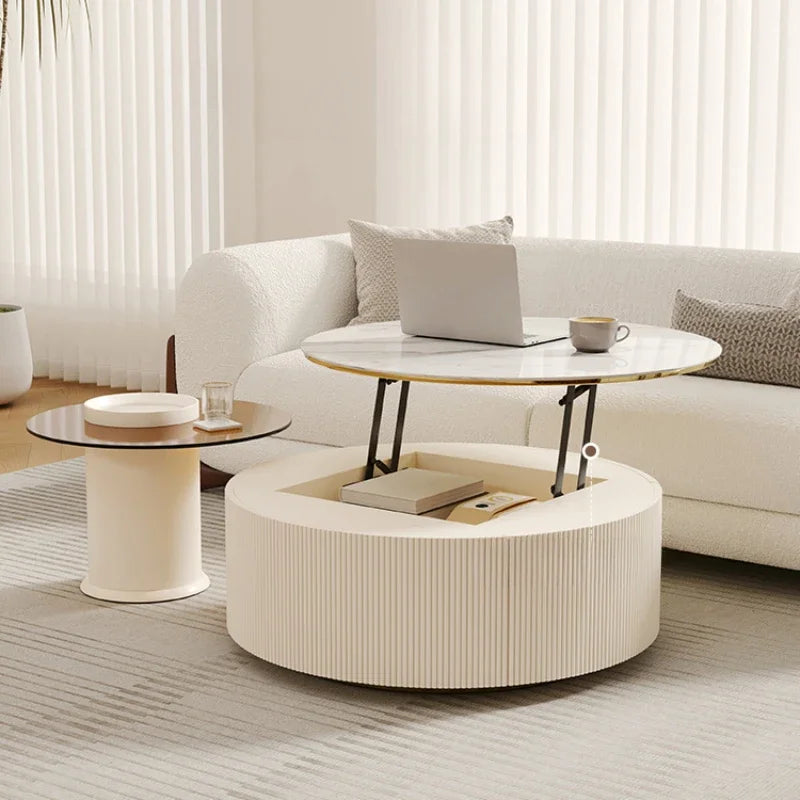 Modern Living Room Furniture Set – Coffee Table & TV Stand with Luxury Design