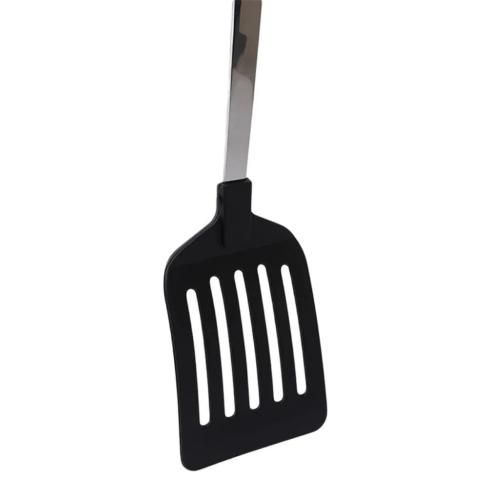 Stainless Steel Turner Spatula – Nonstick Nylon Handle Kitchen Cooking Tool