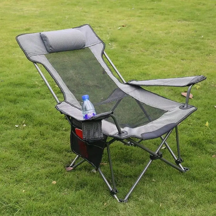 Outdoor Folding Recliner Chair – Portable & Adjustable Camping Chair