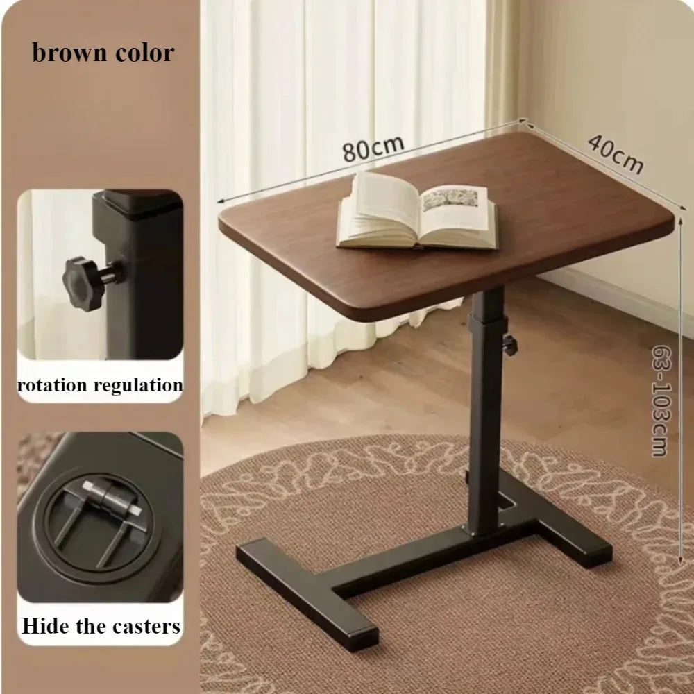 Portable Folding Bedside Table – Minimalist Work Desk for Bedroom & Office
