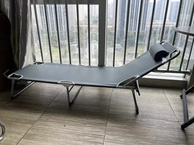 Portable Folding Bed – Comfortable Single Bed for Bedroom, Dorm & Camping