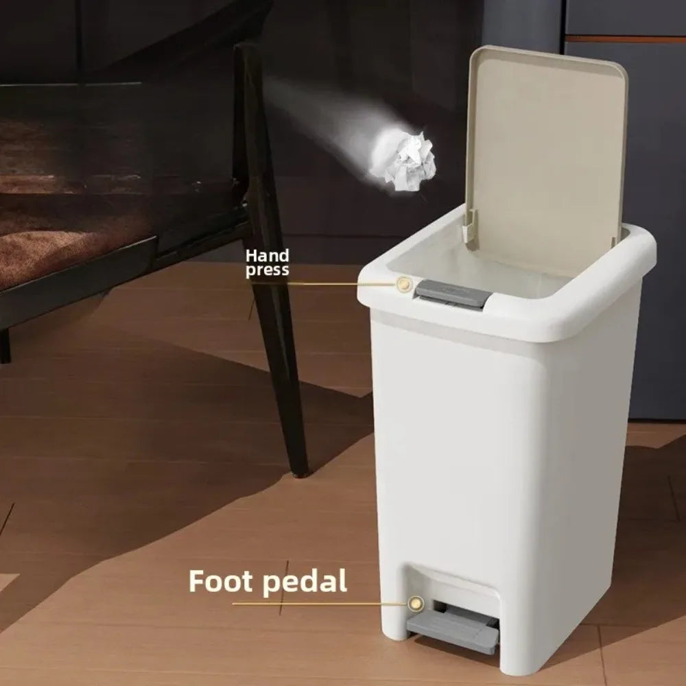 Smart Touch Kitchen Trash Bin – 20L Bathroom & Household Waste Can
