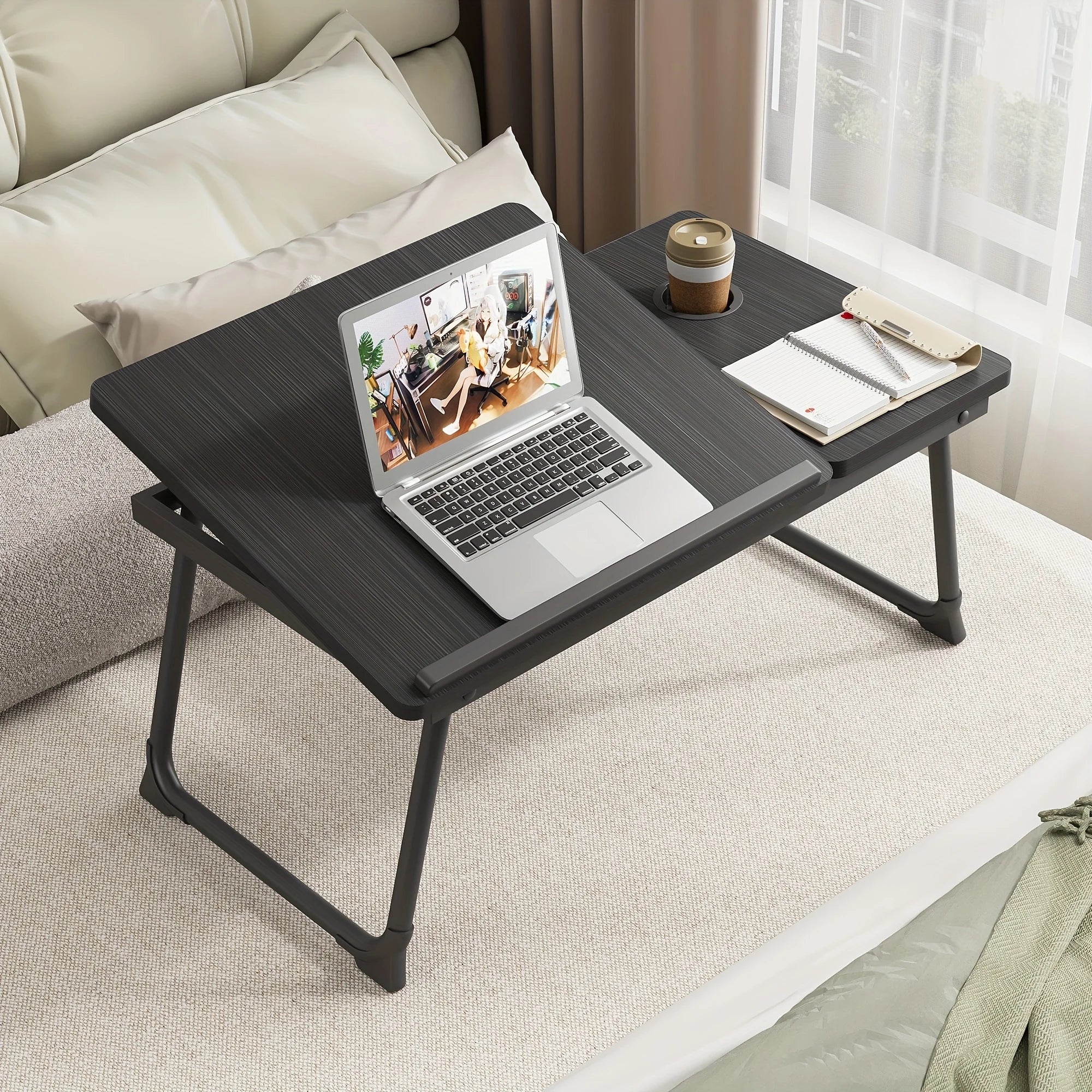 Adjustable Tray Table – Laptop, Writing & Dining Bed Table
