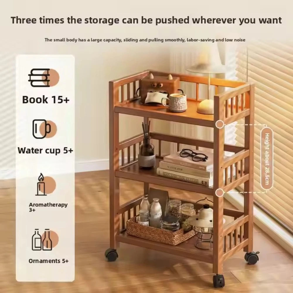 Removable Storage Rack – Portable Multi-Layer Organizer with Wheels