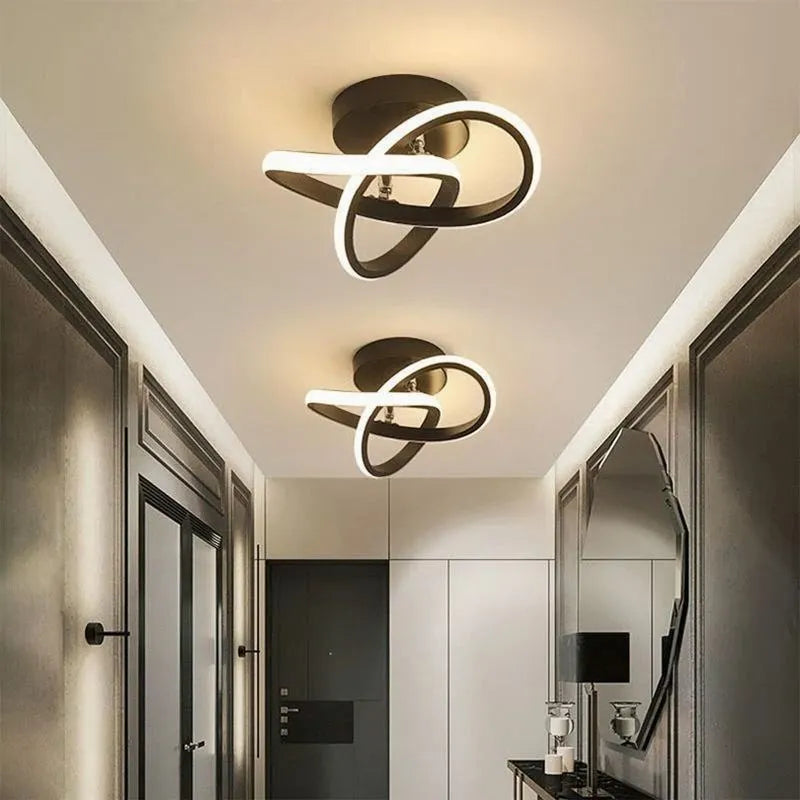 LED Ceiling Strip Light – Modern Minimalist Lamp for Living Room, Balcony & Staircase