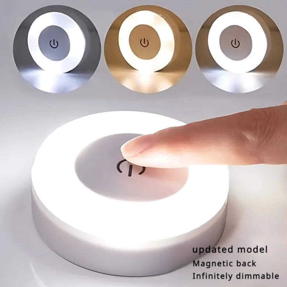 Portable USB Rechargeable LED Night Light – Modern Lamp for Living Room & Bedroom Décor