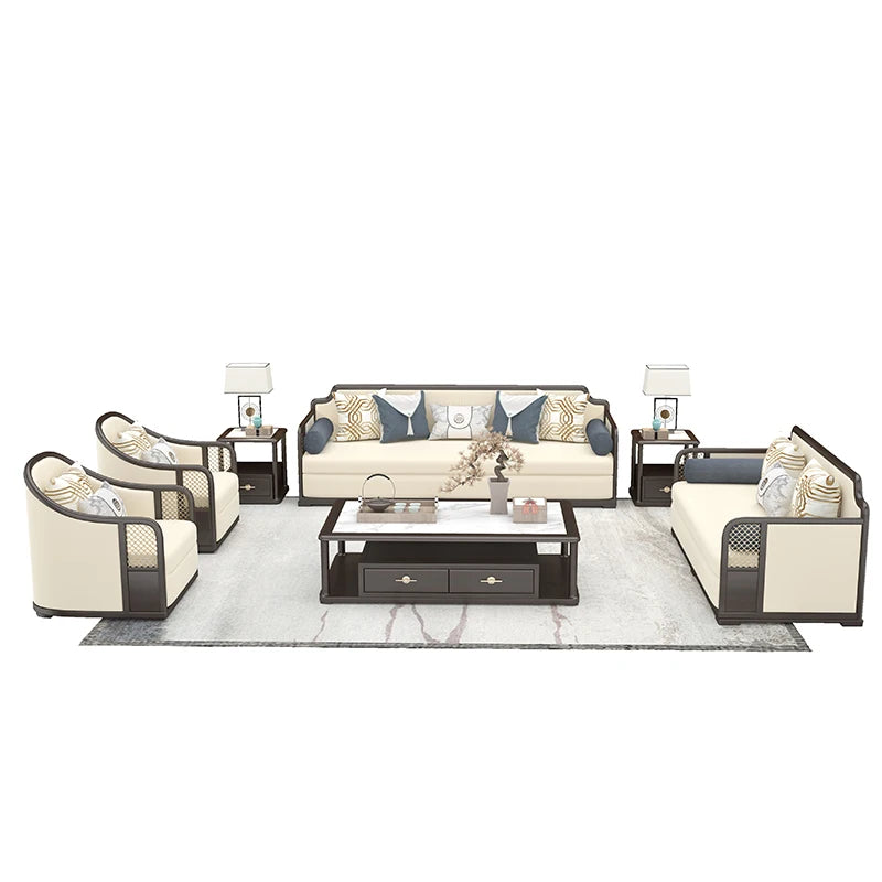 Modern Nordic Fabric Sofa Set – Minimalist Modular Living Room Furniture