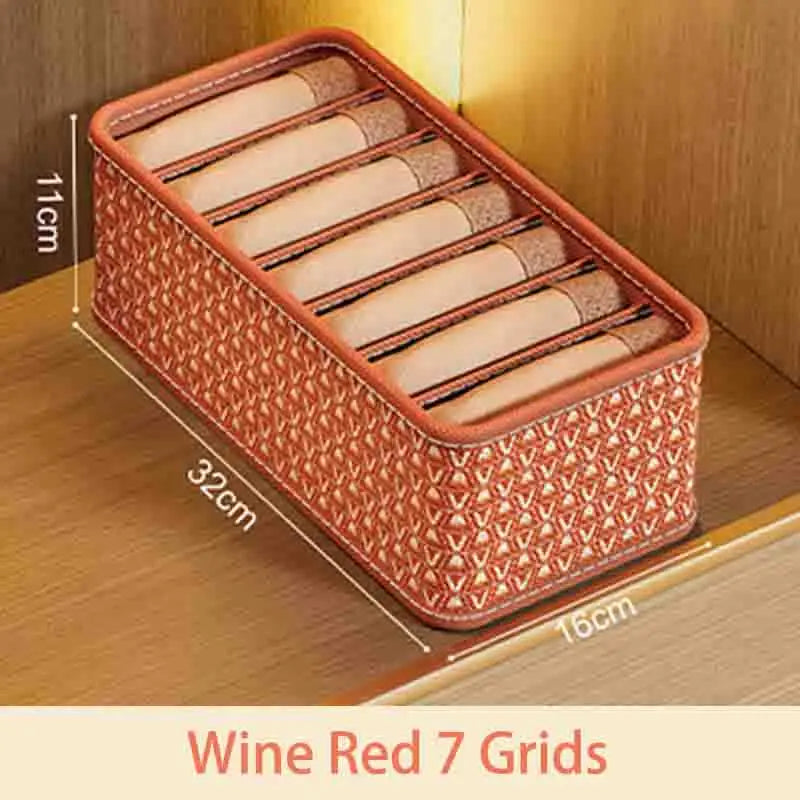 Multi-Functional Underwear Storage Box – Divided Drawer Organizer for Dorm & Bedroom